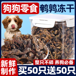 科万鸿 冻干鹌鹑狗狗零食动物人参生骨磨牙洁齿营养拌粮冻干零食猫咪零食 冻干鹌鹑100g冻干鹌鹑100g