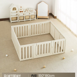 贝易 彩虹游戏 儿童爬行垫 游戏围栏 防护栏