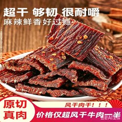 蜀西奇胜 风干猪肉干袋装手撕风干猪肉干办公室解馋小零食四川特产