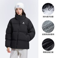 骆驼 [骆驼火炉]运动三防羽绒服男冬季情侣加厚连帽防水面包羽绒外套女