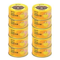 卷尾巴 猫罐头成幼猫通用高汤补水营养增肥宠物零食湿粮 85g*10罐（鸡肉高汤