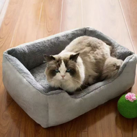 汪野君 猫窝四季通用半封闭可清洗猫狗垫子小中大型犬保暖宠物垫