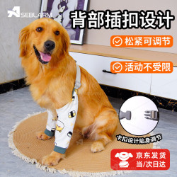 Aseblarm 狗狗护肘衣服关节防护护膝前腿防磨保护套大型犬护腿套 XL