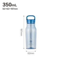 LOCK&LOCK tritan水杯密封不漏水三种容量可选运动便携上学