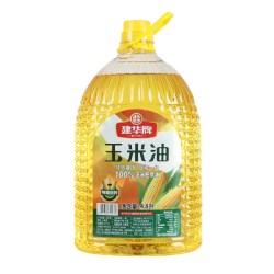 建华 牌一级玉米油4.8L非转基因物理压榨玉米油家用食用油大桶装