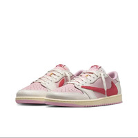 耐克 Jordan xTravis Scott Air Jordan 1 IQ7604-101 粉色 35.5 篮球鞋