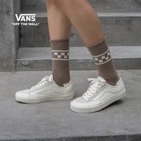 VANS 官方 Style 136 VR3 SF侧边条纹男鞋女鞋白色板鞋