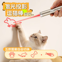欢宠网 逗猫激光笔猫玩具猫咪红外线灯逗猫棒不伤眼USB充电猫猫幼猫小猫