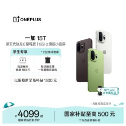 一加 15T 第五代骁龙8至尊版 5G手机