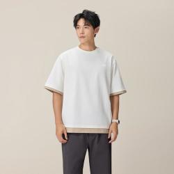 new balance 男款圆领短袖T恤 AMT52301