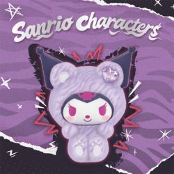 名创优品 Sanrio characters 宝石之森系列植绒盲盒生日礼物