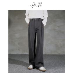 SP.LI SPLi三本针“酵洗工装裤”夏季休闲直筒宽松休闲裤男阔腿舒适长裤