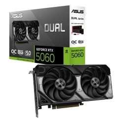 华硕 DUAL GeForce RTX 5060 8GB GDDR7 OC 版视频卡 DUAL-RTX5060-O8G 国内授权经销商