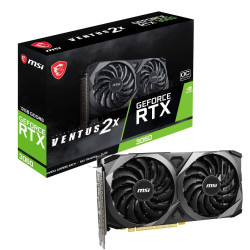 MSI 微星 GeForce RTX 3060 VENTUS 2X 12G OC 显卡 VD7553