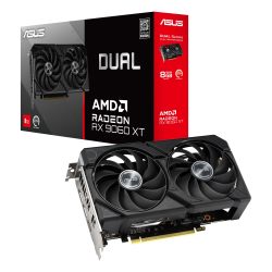 华硕 AMD Radeon RX 9060 XT 显卡 8GB GDDR6 DUAL-RX9060XT-8G