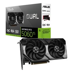 华硕 NVIDIA GeForce RTX 5060 Ti 显卡 PCI Express 5.0 GDDR7 OC 版/DUAL-RTX5060TI-O8G
