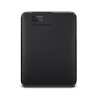 Western Digital 移动硬盘Elements 2.5英寸 5TB USB3.0 机械硬盘笔记本外接大容量办公家庭存储 黑色