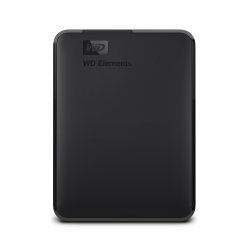 Western Digital 移动硬盘Elements 2.5英寸 5TB USB3.0 机械硬盘笔记本外接大容量办公家庭存储 黑色