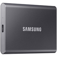 SAMSUNG 三星 T7 4TB 移动固态硬盘 USB 3.2 Gen 2 电脑手机硬件外置两用高速便携外接SSD 读速1050MBs