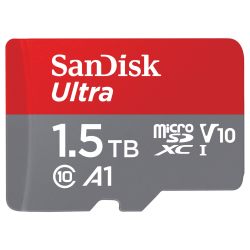 SanDisk 闪迪 1.5TB TF(MicroSD)内存卡 A1 U1 C10至尊高速移动版存储卡