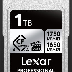 Lexar 1TB 专业 CFexpress A 型银色 4.0 存储卡