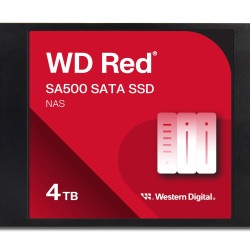 Western Digital 红盘4TB 企业级SSD固态硬盘 2.5英寸SATA接口 SA500网络存储NAS 家庭互联网