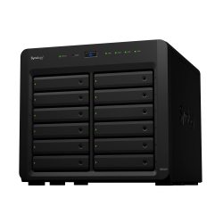 Synology 12盘位NAS存储服务器 四核心4GB内存 机架式网络备份