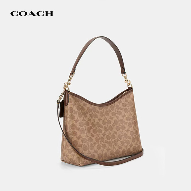 今日必买：COACH 【轻奢流浪】LAUREL流浪包 棕色 单肩斜挎包