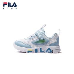 FILA KIDS斐乐跑步鞋夏季款男女小童魔术贴舒适运动鞋K54B622104F