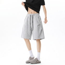 月伊纺 夏季新款运动五分裤男女款宽松休闲短裤青年直筒工装裤青年阔腿裤