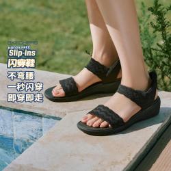 斯凯奇 26年夏季新款女士凉鞋网布透气百搭舒适一脚蹬凉鞋