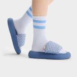 FILA 女鞋时尚休闲运动拖鞋女士凉拖魔术贴摩登拖鞋