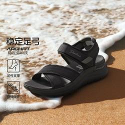 斯凯奇 26年秋季女鞋足弓支撑沙滩凉鞋运动凉鞋耐磨透气