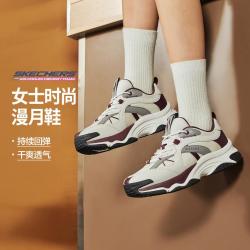 斯凯奇 女鞋老爹鞋女士增高运动休闲鞋熊猫鞋秋缓震