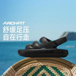 斯凯奇 秋季女鞋泡泡鞋户外沙滩运动凉鞋轻质舒适一脚蹬