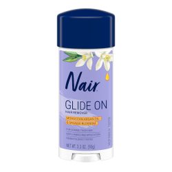 Nair 棒状固体脱毛膏 温和滑润 滑动式设计 免触摸涂抹 手臂腿部比基尼私密区可用 持久无痛脱毛 93g