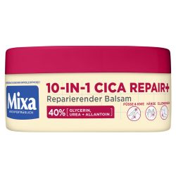 Mixa 尿素香膏,含 40% 甘油,尿素和尿囊素 修复 保湿 适用于肘部、膝盖、脚部和双手上的非常干燥、裂纹皮肤 10 合 1 尿素 Cica 修复 + 150 毫升