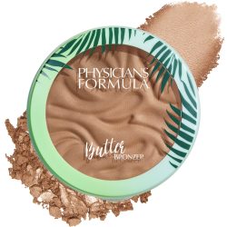 PHYSICIANS FORMULA 木乳木果油修容粉饼 保湿滋养敏感肌适用 轻薄贴妆古铜色高光 天然植物成分 丝滑持久发光妆效 粉质细腻易上色 11g