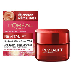 L'Oréal Paris 巴黎欧莱雅 Revitalift Crème Rouge 复颜抗皱紧致滋润日霜，含红参成分，50ml