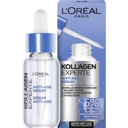 L'Oréal Paris 巴黎欧莱雅 抗皱精华,抗皱保湿抗衰老精华,含甘油和维生素 C,胶原蛋白专家,30毫升