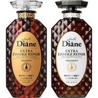 Diane 洗发水和护理,损伤修复,花卉和浆果香味,完美美,额外损伤修复套装,450毫升×2