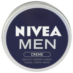 Nivea 妮维雅 男士乳霜 适用于脸部，身体和手部的护肤霜，具有清新男性气息的滋养保湿霜，单罐装(1 x 150ml)