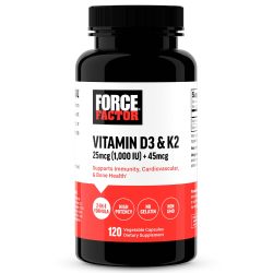 进口维生素D3 K2胶囊 增强免疫骨骼 120粒