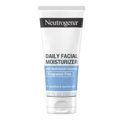 Neutrogena 敏感肌肤修护面霜 维生素B3保湿乳液 无香精温和护肤100ml