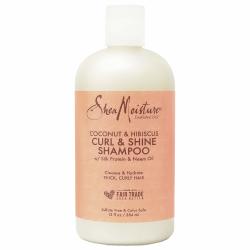 Shea Moisture 洗发水 适合成人使用 抗飞毛 无动物测试  椰子香味 13液体盎司(约384毫升) 1件装