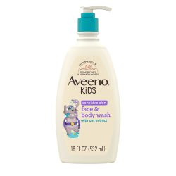 AVEENO BABY 沐浴露和沐浴凝胶 18液体盎司(约533毫升) 1件装