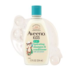 Aveeno 艾惟诺 儿童二合一洗护套装 洗发水 护发素 温和清洁 低致敏性