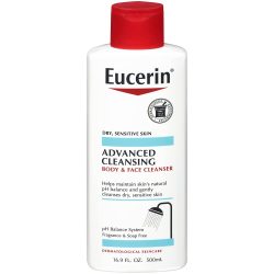 Eucerin 面部清洁产品 清洁 男女通用 16.9液体盎司(约500毫升)1件装