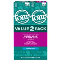 Tom's of Maine 牙膏 美白 控制牙菌斑 去除牙菌斑 治疗口臭 通用-成人 5.5盎司(约156克)