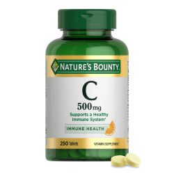 Nature's Bounty 维生素C片 500mg 增强免疫力 无麸质 250片